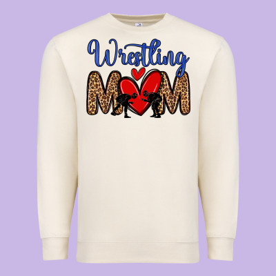 Wrestling Mom Premium Sweatshirt Designed By Zillion Design Studio