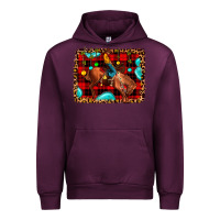 Mauve Wine Christmas rodeo cowboy Urban Hoodie - JahusDesignShop