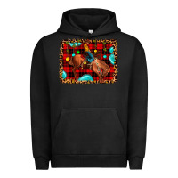 Pigment Black Christmas rodeo cowboy Urban Hoodie - JahusDesignShop