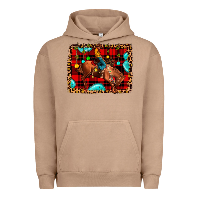 Christmas Rodeo Cowboy Urban Hoodie by JahusDesignShop | Teevron