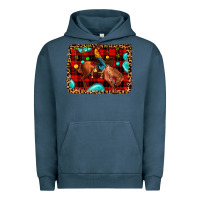 Pigment Midnight Navy Christmas rodeo cowboy Urban Hoodie - JahusDesignShop