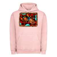 Pigment Salmon Christmas rodeo cowboy Urban Hoodie - JahusDesignShop