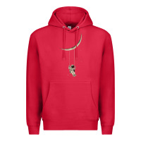 Cardinal Astronaut Moon Swing Premium Hoodie - Bettercallsaul