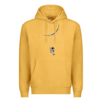 Mustard Astronaut Moon Swing Premium Hoodie - Bettercallsaul