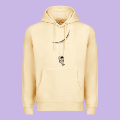 Astronaut Moon Swing Premium Hoodie Designed By Bettercallsaul