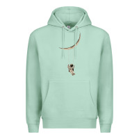 Seafoam Astronaut Moon Swing Premium Hoodie - Bettercallsaul