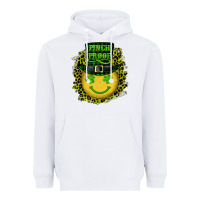 White st. patricks day pinch proof lucky face Heavyweight Hoodie - RanaPortraitStore