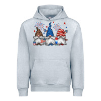Heather Grey 4th of july gnomes Urban Hoodie - Jasminsmagicworld