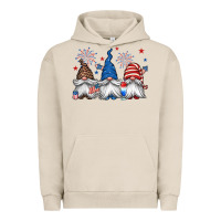 Pigment French Oak 4th of july gnomes Urban Hoodie - Jasminsmagicworld