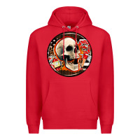 Red firefighter coasters Premium Hoodie - AdoDesignShop