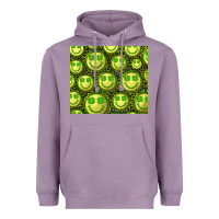 Lavender st. patricks day lucky face Heavyweight Hoodie - RanaPortraitStore