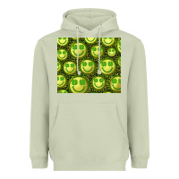 Matcha st. patricks day lucky face Heavyweight Hoodie - RanaPortraitStore
