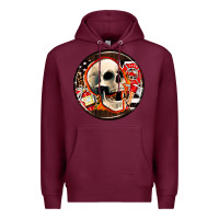 Burgundy firefighter coasters Premium Hoodie - AdoDesignShop