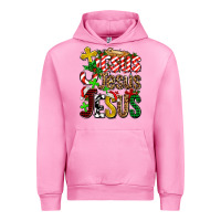 Fuchsia Pink jesus jesus jesus Urban Hoodie - AdoDesignShop