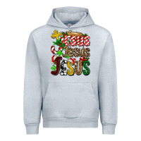 Heather Grey jesus jesus jesus Urban Hoodie - AdoDesignShop