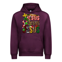 Mauve Wine jesus jesus jesus Urban Hoodie - AdoDesignShop