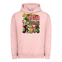 Pigment Salmon jesus jesus jesus Urban Hoodie - AdoDesignShop