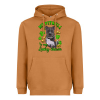 Meerkat st patricks day my pitbuli my lucky charm Heavyweight Hoodie - RanaPortraitStore