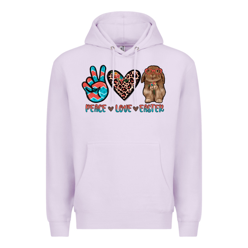 Peace Love Easter Premium Hoodie by JahusDesignShop | Teevron