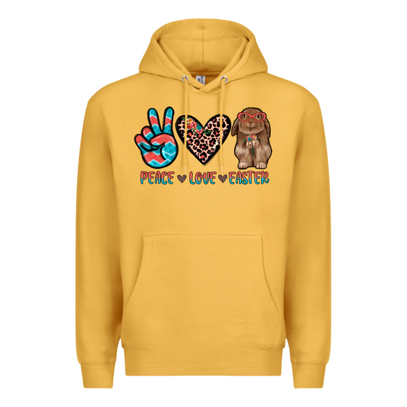 Peace Love Easter Premium Hoodie by JahusDesignShop | Teevron