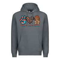 Rock peace love easter Premium Hoodie - JahusDesignShop