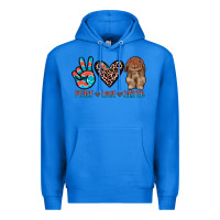 True Royal peace love easter Premium Hoodie - JahusDesignShop