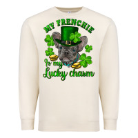 Sandshell st.patrick's day my french bulldog is my lucky charm Premium Sweatshirt - RanaPortraitStore