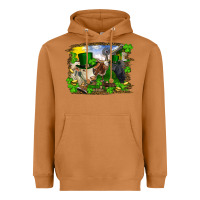 Meerkat st patricks day cows Heavyweight Hoodie - RanaPortraitStore
