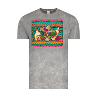 Cloud Rock mexican tequila skull roses cactus sombrero Vintage Tee - Artiststas