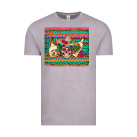 Vintage Zinc mexican tequila skull roses cactus sombrero Vintage Tee - Artiststas
