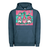 Pigment Midnight Navy valentines day gnomes Urban Hoodie - Jasminsmagicworld