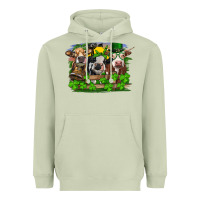 Matcha st patricks day heifers Heavyweight Hoodie - RanaPortraitStore