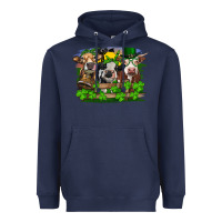 Navy st patricks day heifers Heavyweight Hoodie - RanaPortraitStore