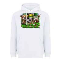 White st patricks day heifers Heavyweight Hoodie - RanaPortraitStore
