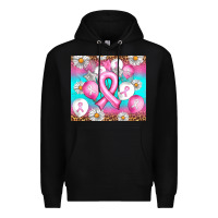 Black Breast cancer balloon Premium Hoodie - Artiststas