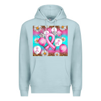 Blue Mist Breast cancer balloon Premium Hoodie - Artiststas