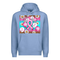 Colony Blue Breast cancer balloon Premium Hoodie - Artiststas