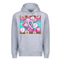 Heather Grey Breast cancer balloon Premium Hoodie - Artiststas