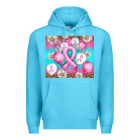Ocean Blue Breast cancer balloon Premium Hoodie - Artiststas