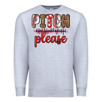 Heather Grey pitch please Premium Sweatshirt - Zillion Design Studio