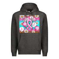 Charcoal Heather Breast cancer balloon Premium Hoodie - Artiststas