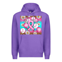 Purple Breast cancer balloon Premium Hoodie - Artiststas