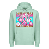Seafoam Breast cancer balloon Premium Hoodie - Artiststas