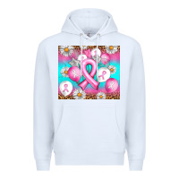 White Breast cancer balloon Premium Hoodie - Artiststas