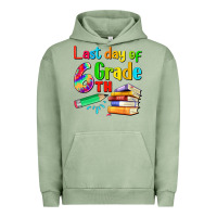 Pigment Oil Green last day of sixth grade Urban Hoodie - Artiststas