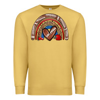 Antique Gold football rainbow Premium Sweatshirt - Zillion Design Studio