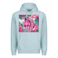 Blue Mist Breast Cancer Boxing Gloves Premium Hoodie - Artiststas