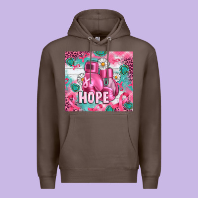 Breast Cancer Boxing Gloves Premium Hoodie Designed By Artiststas