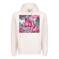 Pale Pink Breast Cancer Boxing Gloves Premium Hoodie - Artiststas