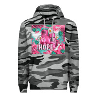 Slate Camo Breast Cancer Boxing Gloves Premium Hoodie - Artiststas